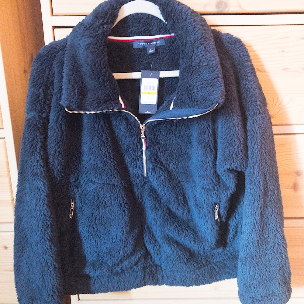 Tommy Hilfiger Sherpa 1/4 Pullover NWT